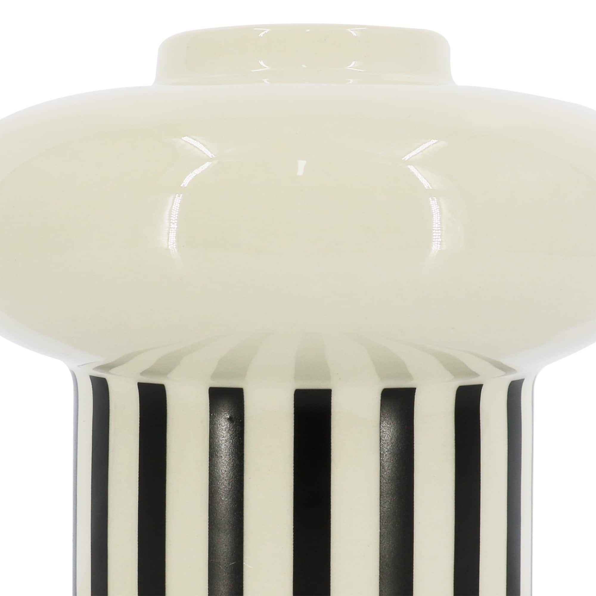 Jonathan Adler x Michaels 6.5" Black & White Striped Ceramic Pot